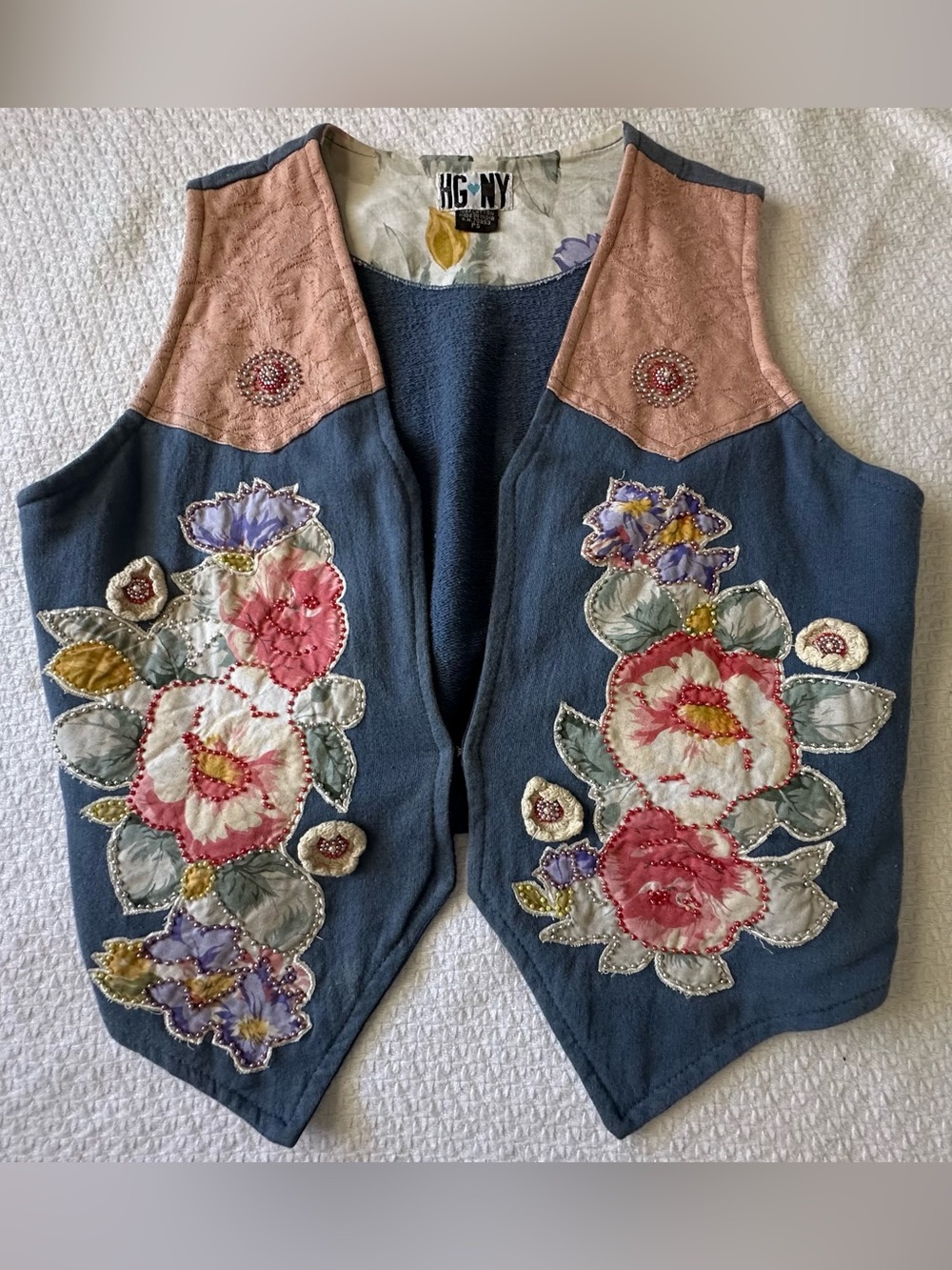 Vintage Boho Women's Vest Size PS